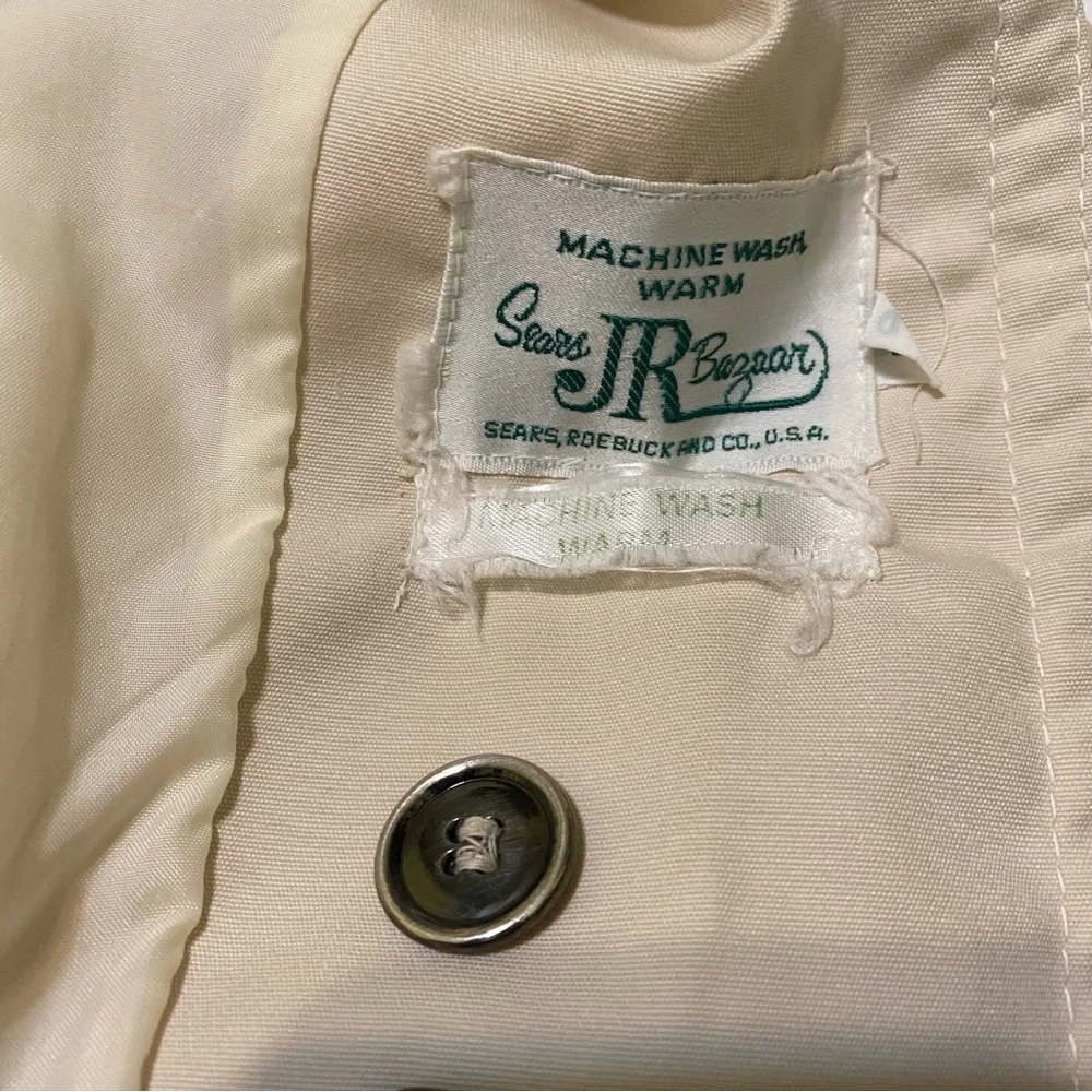 Sears JR Bazaar trench coat size 7 - Picture 7 of 10